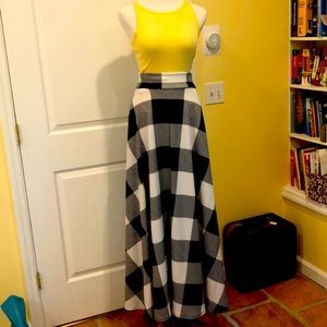 Buffalo check maxi! AGNES & Dora